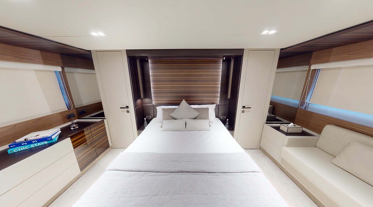 Аренда моторной яхты Ferretti 670 Bella 4 в Дубае, ОАЭ